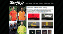 Desktop Screenshot of finestyle.ie