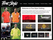 Tablet Screenshot of finestyle.ie